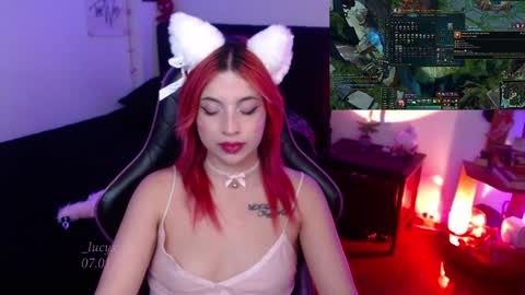 Snapshot of _lucyx__ chatting on January 2025 12:17:02 AM Queen. Help me reach 100 thumbs up online show from January 2025 12:17:02 AM