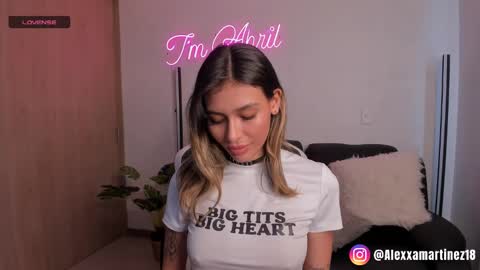 Snapshot of abril_w18 chatting on February 2025 08:52:02 PM My name is Alexa. Please say hello I like to chat with you. If you have requests please use tip online show from February 2025 08:52:02 PM