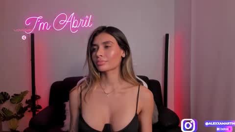 Snapshot of abril_w18 chatting on March 2025 05:05:02 AM My name is Alexa. Please say hello I like to chat with you. If you have requests please use tip online show from March 2025 05:05:02 AM