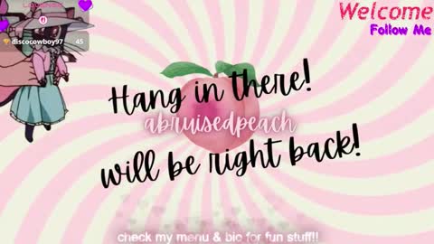 Snapshot of abruisedpeach chatting on November 2025 04:10:02 AM Peach online show from November 2025 04:10:02 AM