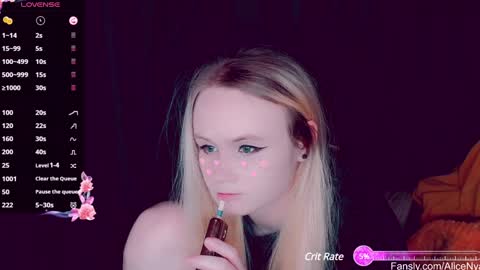 Snapshot of alicenya chatting on January 2025 03:17:01 AM Alice online show from January 2025 03:17:01 AM