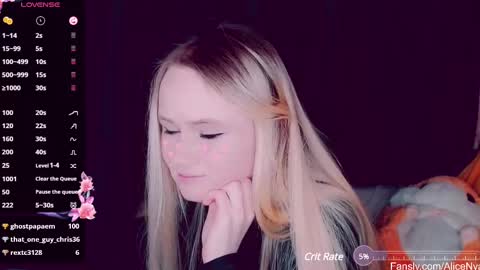 Snapshot of alicenya chatting on February 2025 07:00:01 AM Alice online show from February 2025 07:00:01 AM