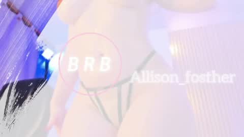Snapshot of allison_fosther chatting on July 2026 05:13:01 AM allison_fosther online show from July 2026 05:13:01 AM