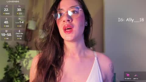 Snapshot of ally_addams chatting on December 2024 03:42:01 AM Ally online show from December 2024 03:42:01 AM