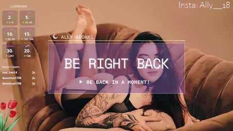 Snapshot of ally_addams chatting on February 2025 10:04:01 AM Ally online show from February 2025 10:04:01 AM