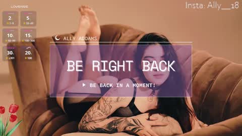 Snapshot of ally_addams chatting on March 2025 06:59:02 AM Ally online show from March 2025 06:59:02 AM