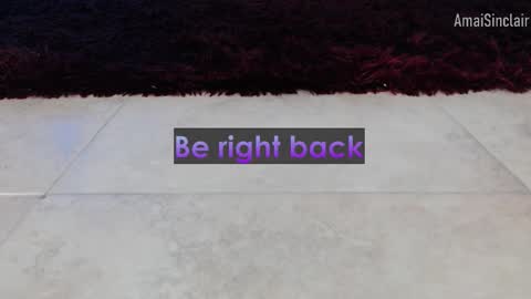 Snapshot of amaisinclair chatting on September 2025 06:01:02 AM Amai Sinclair online show from September 2025 06:01:02 AM