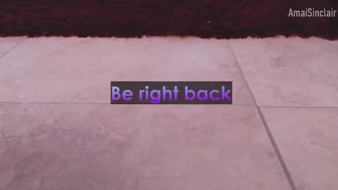 Snapshot of amaisinclair chatting on October 2025 06:03:02 AM Amai Sinclair online show from October 2025 06:03:02 AM