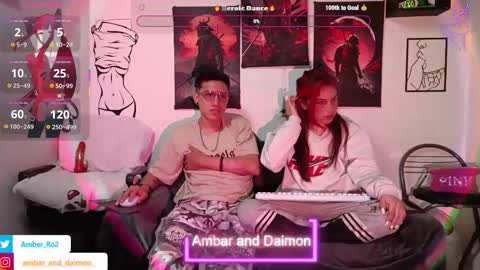 AMBAR AND DAIMON online show from September 2025 06:39:02 AM