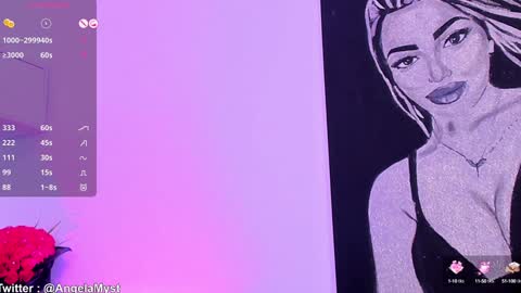 Snapshot of angela_myst chatting on January 2025 08:51:02 AM Angela online show from January 2025 08:51:02 AM