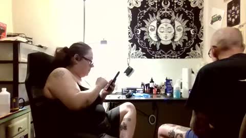 Snapshot of angelshempire420 chatting on February 2026 11:42:02 PM Angel and Mark online show from February 2026 11:42:02 PM