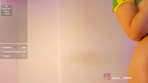 Snapshot of ania_mml chatting on February 2025 11:24:02 PM Ania online show from February 2025 11:24:02 PM