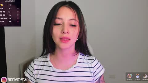 Snapshot of anniemora_ chatting on January 2025 02:50:02 AM Annie online show from January 2025 02:50:02 AM