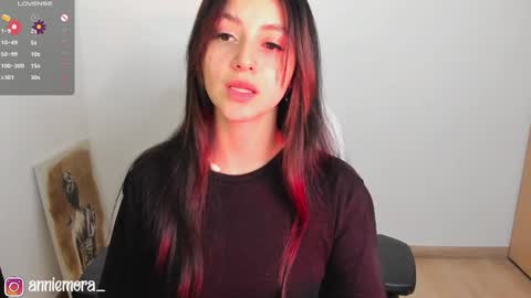 Snapshot of anniemora_ chatting on February 2025 01:34:01 AM Annie online show from February 2025 01:34:01 AM