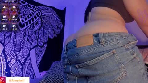 Snapshot of anny_ferrer1 chatting on December 2025 11:42:02 PM Hello Open Pvt Moans from lovense Tell me Fav 14 34 69 Especial level 34 online show from December 2025 11:42:02 PM