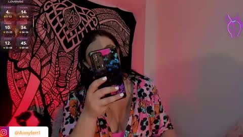Snapshot of anny_ferrer1 chatting on December 2025 01:03:01 AM Hello Open Pvt Moans from lovense Tell me Fav 14 34 69 Especial level 34 online show from December 2025 01:03:01 AM