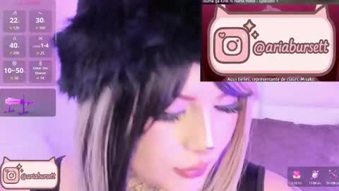 Snapshot of aria_bursett chatting on October 2025 05:10:01 PM Aria online show from October 2025 05:10:01 PM