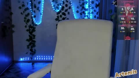 Snapshot of artemis696 chatting on June 2026 05:51:01 PM Artemis my pvt is open and lovense is active online show from June 2026 05:51:01 PM