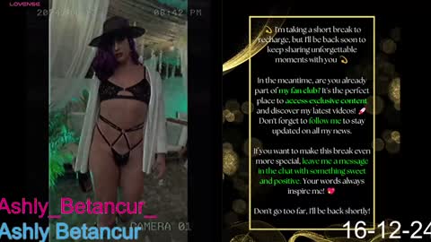 Ashly Betancur  online show from December 2024 06:32:02 AM