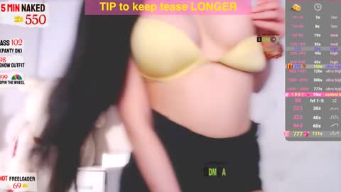 Snapshot of asian_gf chatting on March 2025 01:47:01 PM usually start stream about 10 pm PST 1 am EST online show from March 2025 01:47:01 PM