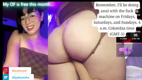 Snapshot of baby_alexx chatting on October 2025 03:34:01 PM Alexandra followme on instragram abyalexand online show from October 2025 03:34:01 PM