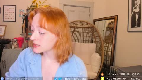 Snapshot of beckthetongue chatting on February 2025 03:33:01 AM Beck the tongue online show from February 2025 03:33:01 AM