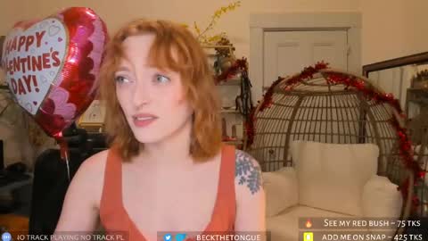 Snapshot of beckthetongue chatting on February 2025 09:43:01 PM Beck the tongue online show from February 2025 09:43:01 PM