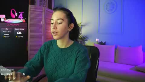 Snapshot of belle_via chatting on October 2025 04:08:01 PM Bella online show from October 2025 04:08:01 PM