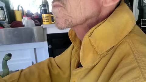 Snapshot of brushsquach chatting on October 2025 07:03:01 PM Steve... aka SkinnieDippin aka TimberTramp online show from October 2025 07:03:01 PM