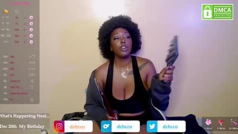 Snapshot of dchcco chatting on December 2025 01:11:02 AM Duchess Coco - Coco Puffs online show from December 2025 01:11:02 AM