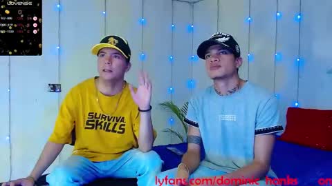 Snapshot of dominic_hanks chatting on January 2025 04:08:01 AM DOMINIC AND ANDREW online show from January 2025 04:08:01 AM
