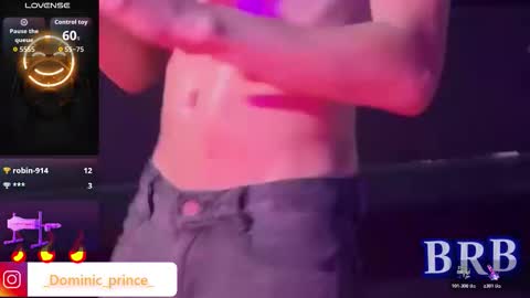 Snapshot of dominicprince chatting on January 2026 04:12:02 PM DOMINIC PRINCE online show from January 2026 04:12:02 PM