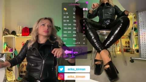 Erika      online show from January 2025 11:45:02 AM