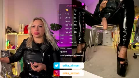 Erika      online show from January 2025 12:20:02 PM