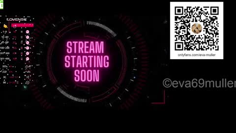 Snapshot of eva69muller chatting on February 2025 09:05:02 AM Eva next show 8pm CEST AMST online show from February 2025 09:05:02 AM