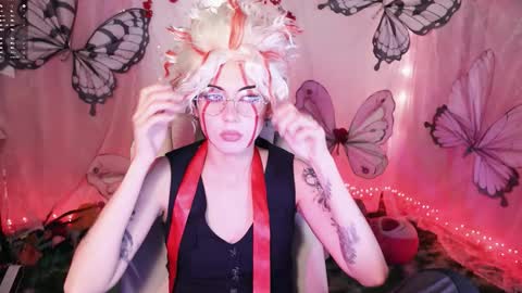 Snapshot of fairywhore chatting on September 2025 03:33:02 AM Jackie Cosplayer online show from September 2025 03:33:02 AM