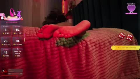 Goddess Caramel Toez online show from December 2025 07:53:02 PM