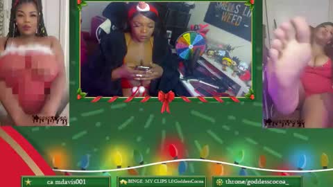 Goddess Cocoa online show from December 2025 08:01:02 AM