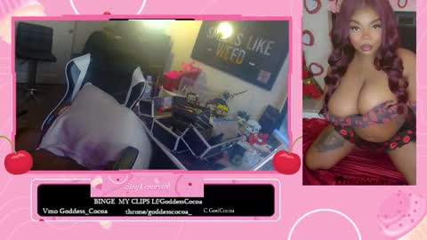 Goddess Cocoa online show from January 2026 07:43:02 AM
