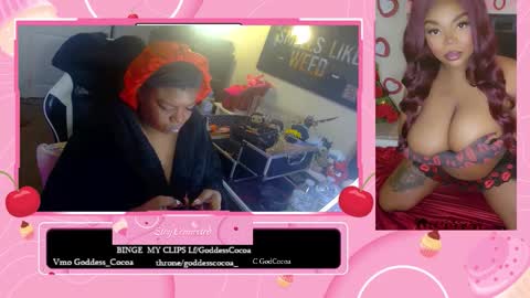 Goddess Cocoa online show from January 2026 07:30:01 PM