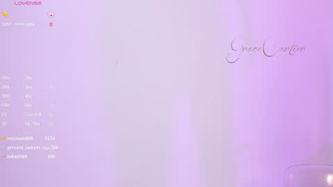 Snapshot of gracecartier chatting on December 2024 05:29:02 AM Grace Cartier online show from December 2024 05:29:02 AM