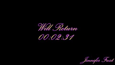 Snapshot of jenniferfrost chatting on February 2025 08:20:02 PM Jenni online show from February 2025 08:20:02 PM