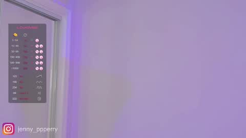 Jenny  Instagram jenny ppperry  NEXT LIVE TUESDAY  online show from December 2024 01:50:02 AM