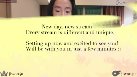 Snapshot of jiwon4u chatting on January 2025 12:26:02 PM Jiwon online show from January 2025 12:26:02 PM