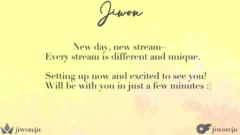 Snapshot of jiwon4u chatting on February 2025 12:40:01 PM Jiwon online show from February 2025 12:40:01 PM