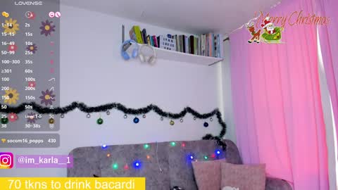 Snapshot of karla__1 chatting on December 2024 09:22:02 PM Ill be on at sunday see u Lynn Could u help me to reach 100 Thmbs upp plssss Independent girl 3 online show from December 2024 09:22:02 PM