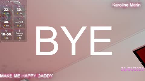 Snapshot of karoline_marin chatting on January 2025 01:13:02 AM Karoline online show from January 2025 01:13:02 AM