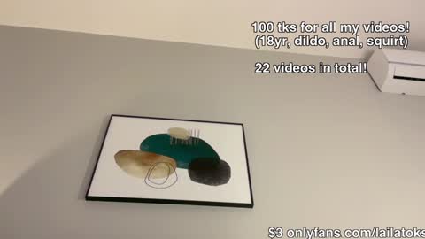lailatoks - TIP 100 tks  get all my videos 22 VIDEOS SQUIRT PUSSY DILDO online show from December 2024 03:36:01 AM