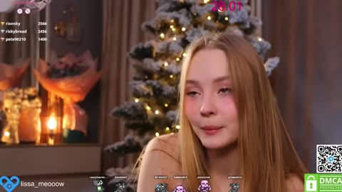 Snapshot of lissa_meooow chatting on January 2025 10:12:02 AM your Liza again. Next stream Dec. 1 at 2 or 3 GMT online show from January 2025 10:12:02 AM