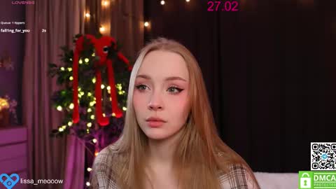 Snapshot of lissa_meooow chatting on February 2025 03:36:02 AM your Liza again. Next stream Dec. 1 at 2 or 3 GMT online show from February 2025 03:36:02 AM